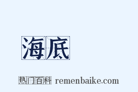 海底撈針是什么意思的图片